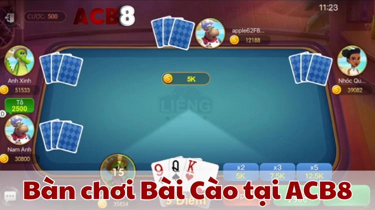 Bài Cào tại ACB8 – đơn giản, nhanh gọn, và đầy hấp dẫn.