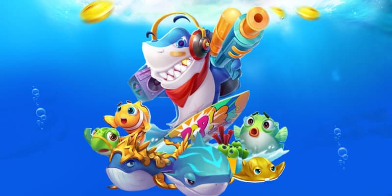Tựa game bắn cá hóa thân người chơi trở thành ngư thủ vô cùng thú vị