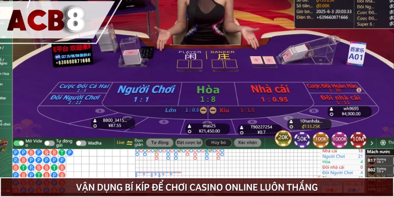 Nên biết vận dụng các kỹ thuật chia sẻ để thắng cược