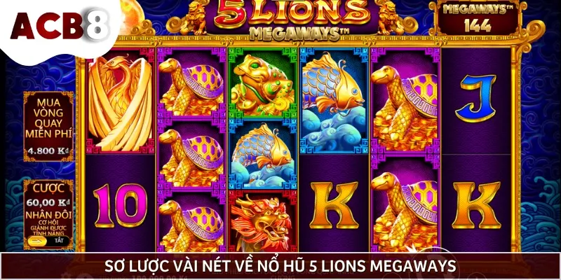 Nổ hũ 5 Lions Megaways là sản phẩm của nhà cung cấp PP Play Gaming
